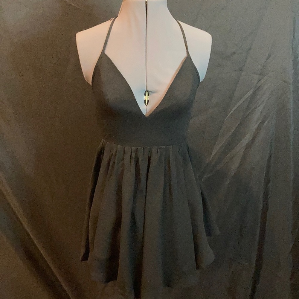NBD Black Backless Dress